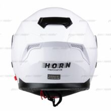 Horn 926-F Fehér Felnyitható Bukósisak Napszemüveggel