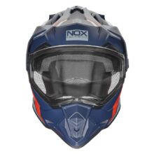 NOX N312 Block Cross Bukósisak Felnyitható plexivel és Napszemüveggel