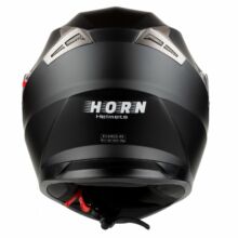 Horn H829 Matt Fekete Zárt Bukósisak Napszemüveggel
