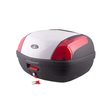 Univerzális motorra szerelhető hátsó doboz  Fényvisszaverő Elemmel (46L)