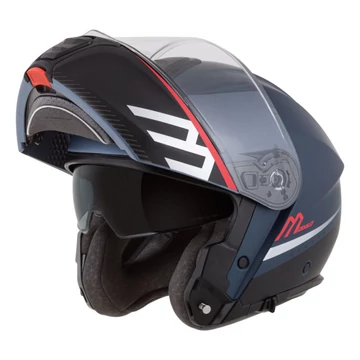 Cassida Modulo 2.1 Compass Felnyitható Bukósisak Napszemüveggel + Pinlock előkészítéssel (Matt kék - fekete)