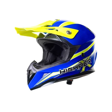 Highper X Cross Gyerek Bukósisak (Fluo Sárga-Kék)