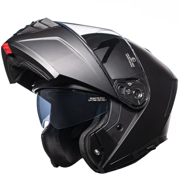 Horn 932 Felnyitható Bukósisak Napszemüveggel (Matt fekete)