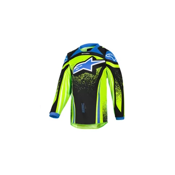 Alpinestars - Racer Nomur gyerek motoros mez (Fluo sárga - fekete - kék)