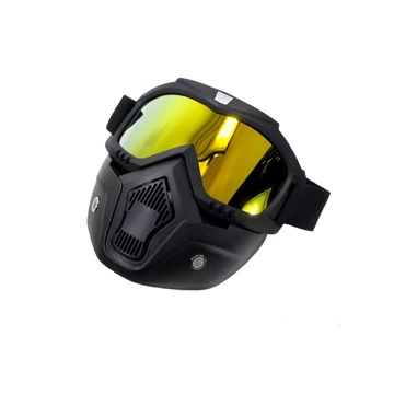 WB H-02 Szemüveg / Maszk ( Citromsárga Plexivel )