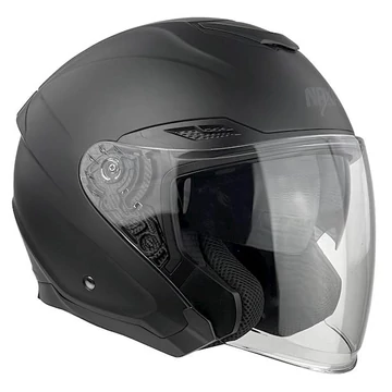 Naxa S30-B Nyitott Bukósisak Napszemüveggel (Matt Fekete)