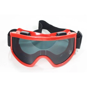 WB G-01 Cross Szemüveg Sötét Plexivel (Piros)