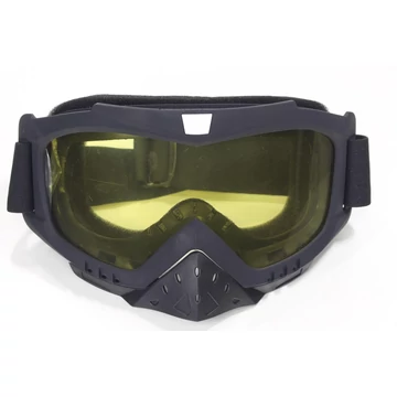 WB H-10 Cross Szemüveg Citromsárga Plexivel (Fekete)