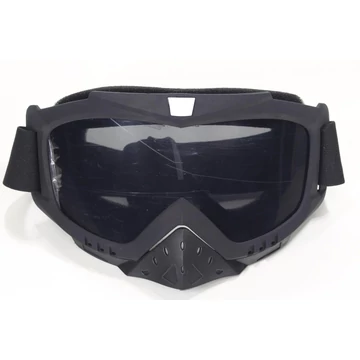 WB H-09 Cross Szemüveg Sötét Plexivel (Fekete)