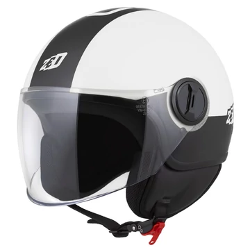 Zed C35 2025 Nyitott Bukósisak (Fehér - Fekete)
