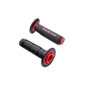 Markolat Domino Cross / Enduro (Pár, Fekete-piros) (RMS)