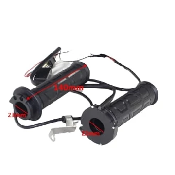 Fűthető markolat 22/24 mm (Fekete)