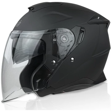 Naxa S32-B Nyitott Bukósisak Napszemüveggel (Matt Fekete)