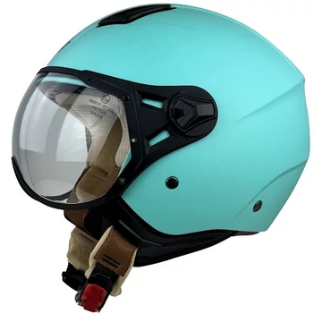 Naxa S33-D Nyitott Bukósisak (Matt Türkiz Kék)