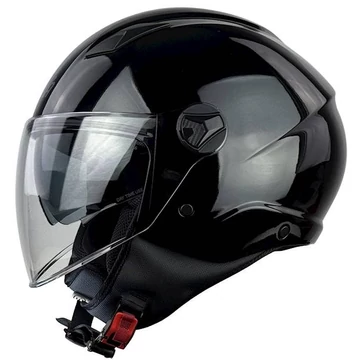 Naxa S35-A Nyitott Bukósisak Napszemüveggel (Fényes Fekete)