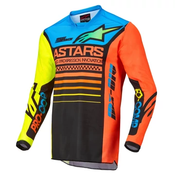 Alpinestars - Racer Compass Junior 2022 motoros mez (Fekete - sárga - narancs)