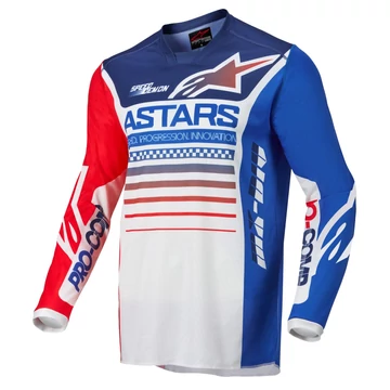 Alpinestars - Racer Compass 2022 motoros mez (Fehér - piros - kék)
