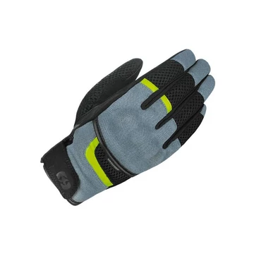 Oxford - Brisbane Air motoros kesztyű (Szürke - fekete - sárga)