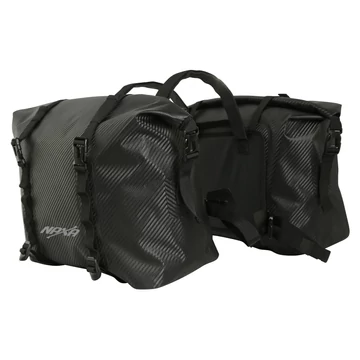 Naxa TB2 2x30L Fekete Motoros Táska