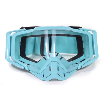 FTM-003 Cross szemüveg Átlátszó plexivel (Kék)