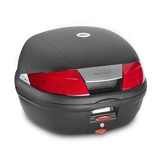 K35N Monolock hátsó doboz, fekete - piros - 35L - Kappa