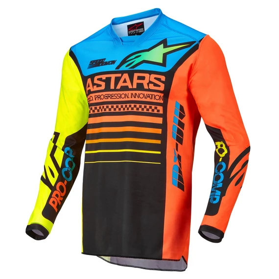 Alpinestars - Racer Compass Junior 2022 motoros mez (Fekete - sárga - narancs)