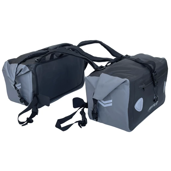 Naxa TB3 2x25L Fekete-Szürke Motoros Táska