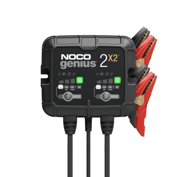Noco - Genius 2x2 akkumulátor töltő 6/12V, 2-40Ah, 2A