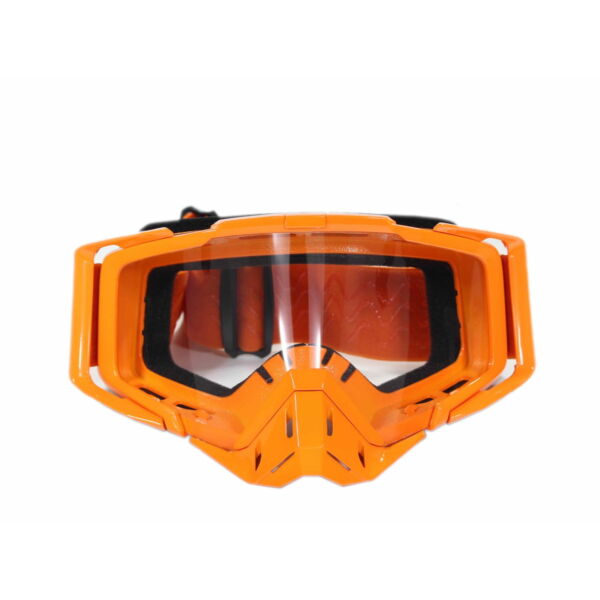 FTM-003 Cross szemüveg Átlátszó plexivel (Narancssárga)