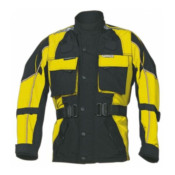 Roleff - Taslan motoros kabát (Fekete - sárga)