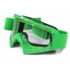 Kép 2/3 - FTM-007 Cross szemüveg Átlátszó plexivel (Zöld)