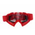 Kép 1/3 - FTM-007 Cross szemüveg Átlátszó plexivel (Piros)